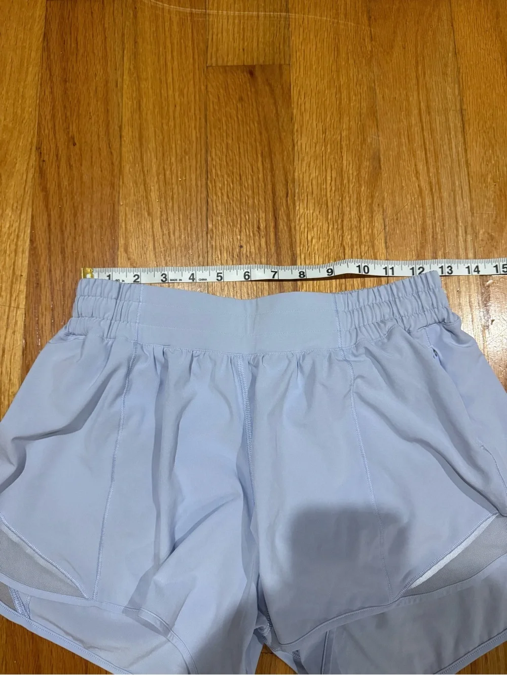 Lululemon Hotty Hot Shorts Periwinkle Blue Size 8